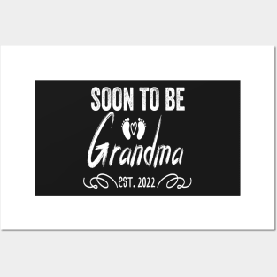 Soon To Be Grandma Est 2022 Funny Pregnancy Posters and Art